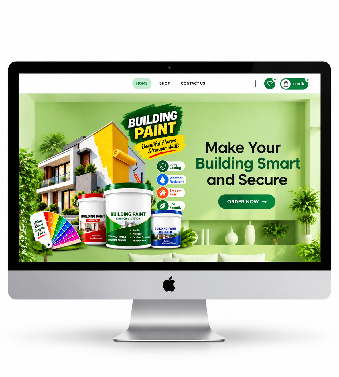 Building Paint: a confident company website built to bring in enquiries